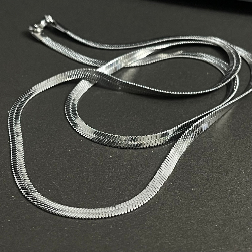 3mm Silver Snake Neck Chain