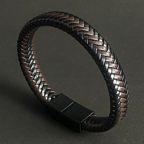 Brown Leather Bracelet for Men