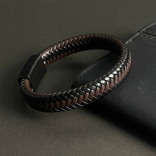 Brown Leather Bracelet for Men