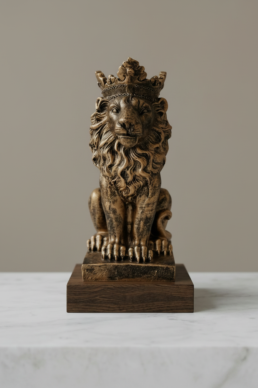 Crowned Lion - Front View