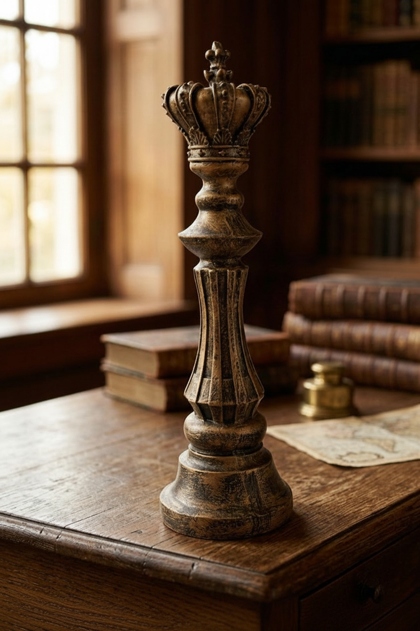 King Chess Piece - Library